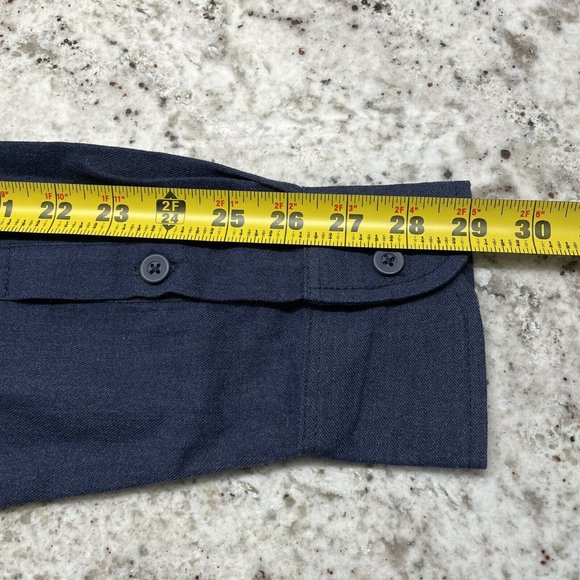 Spentex NGI Flame Resistant - ARC Rating 9.3 ATPV Shirt - Sz LL - Navy Blue - Picture 9 of 10